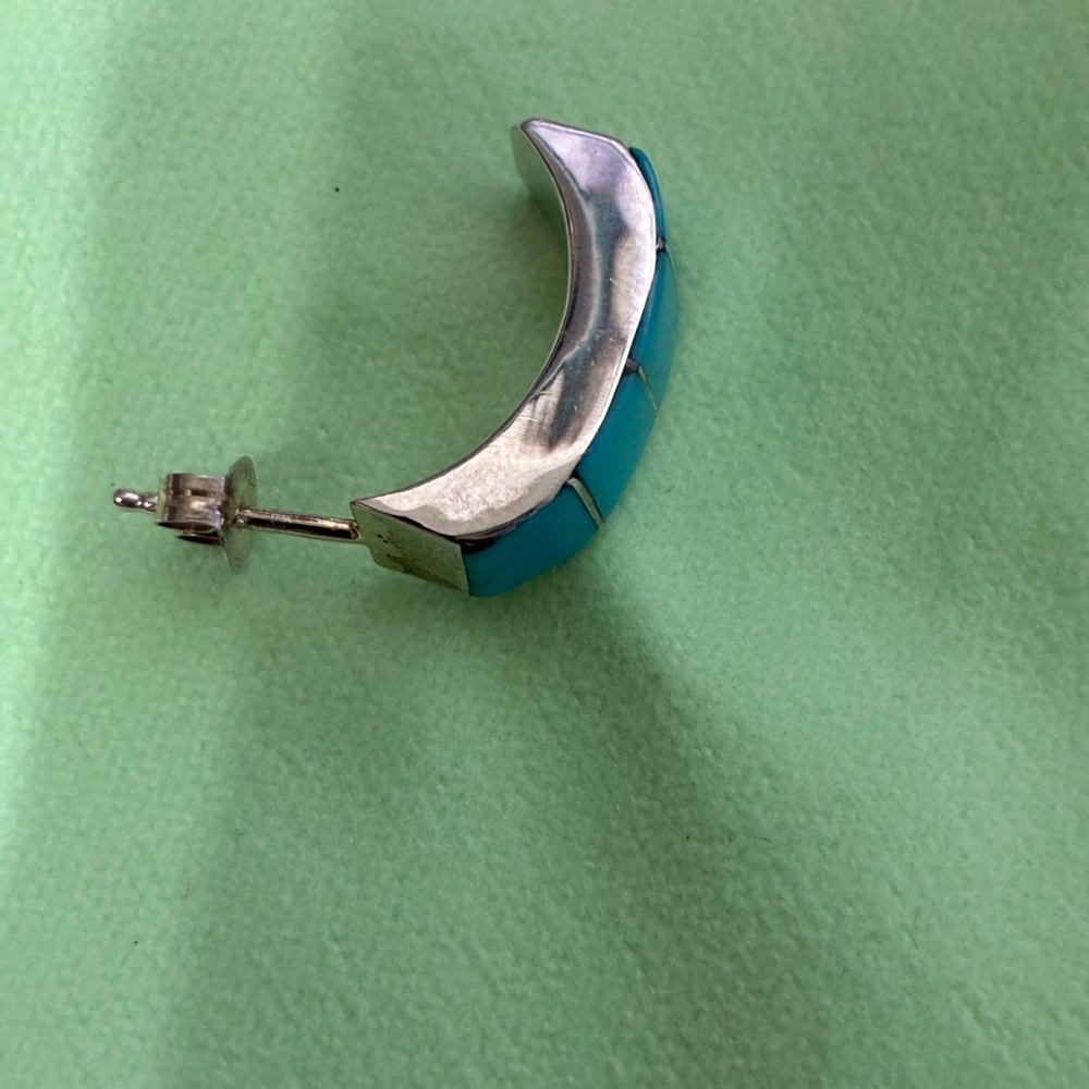 Vintage George Kee Turquoise Earrings - Picture 12 of 13